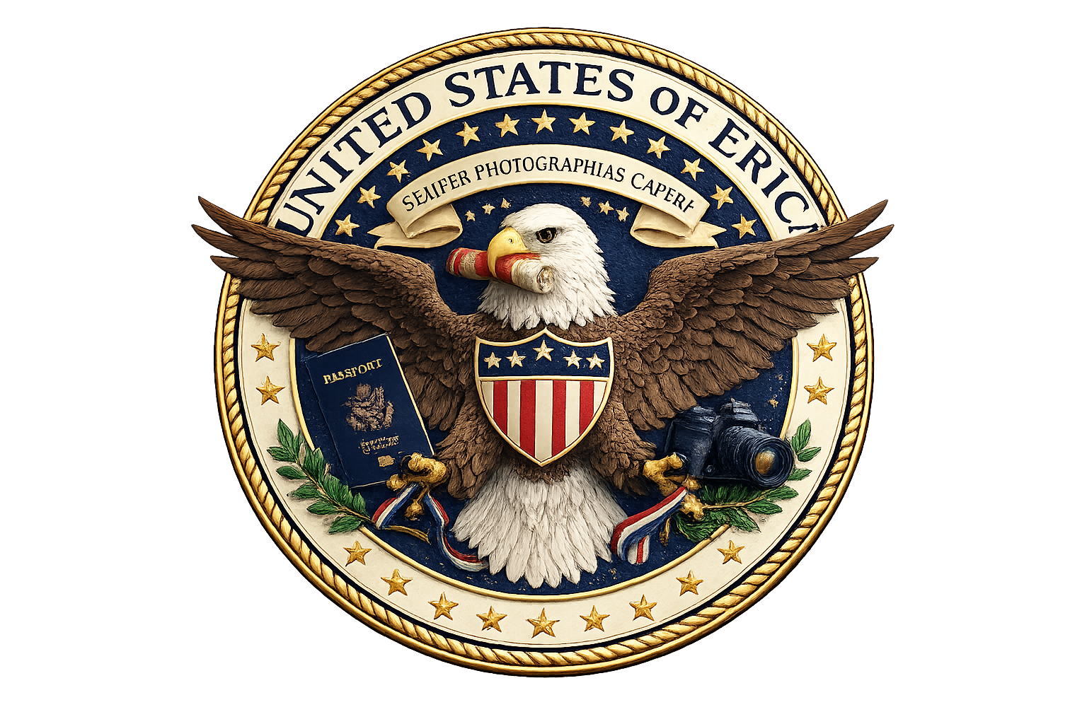 United States Of Erica: Camera. Passport. Ready